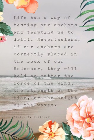 Anchored Hope About Me Image Floral